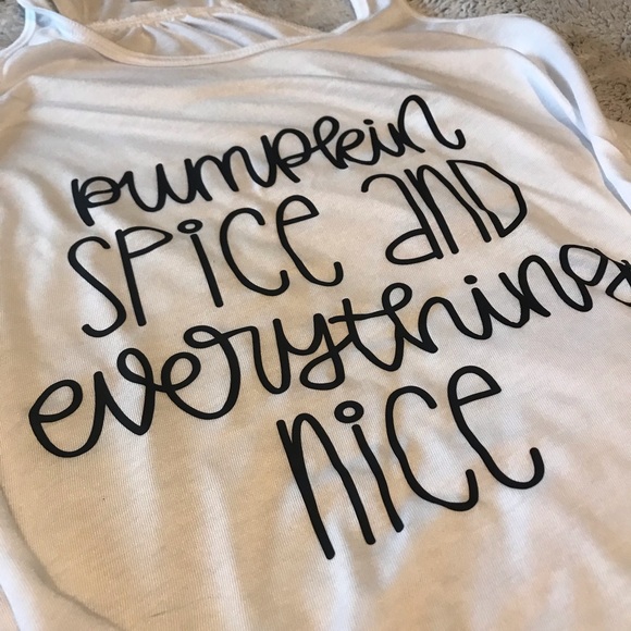 Pumpkin Spice & Everything Nice Flowy Tank - Picture 4 of 5